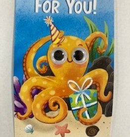Googly Eye Octopus Card