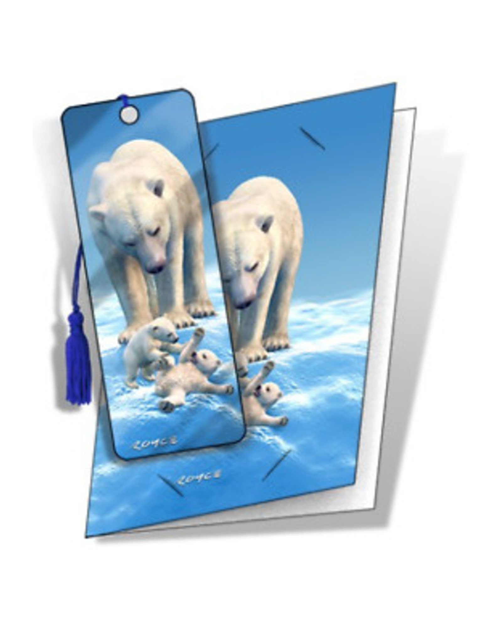 Polar Bear 3D Card and Bookmark