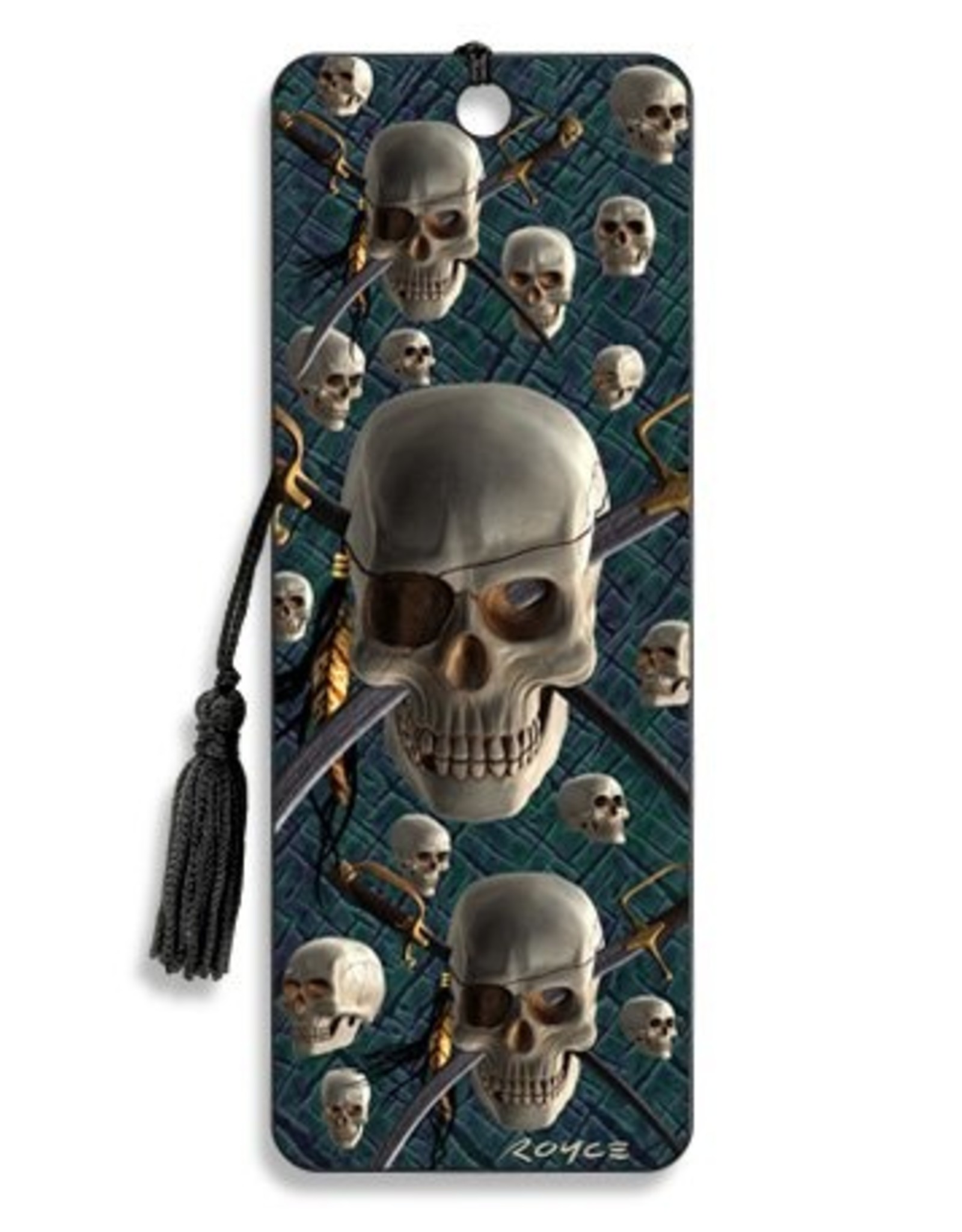 Pirate Skull Card and 3D Bookmark