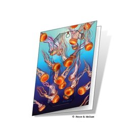 Jellyfish Card and Bookmark