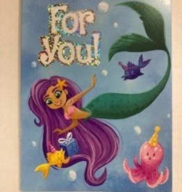 Foil: Mermaid Enclosure Card