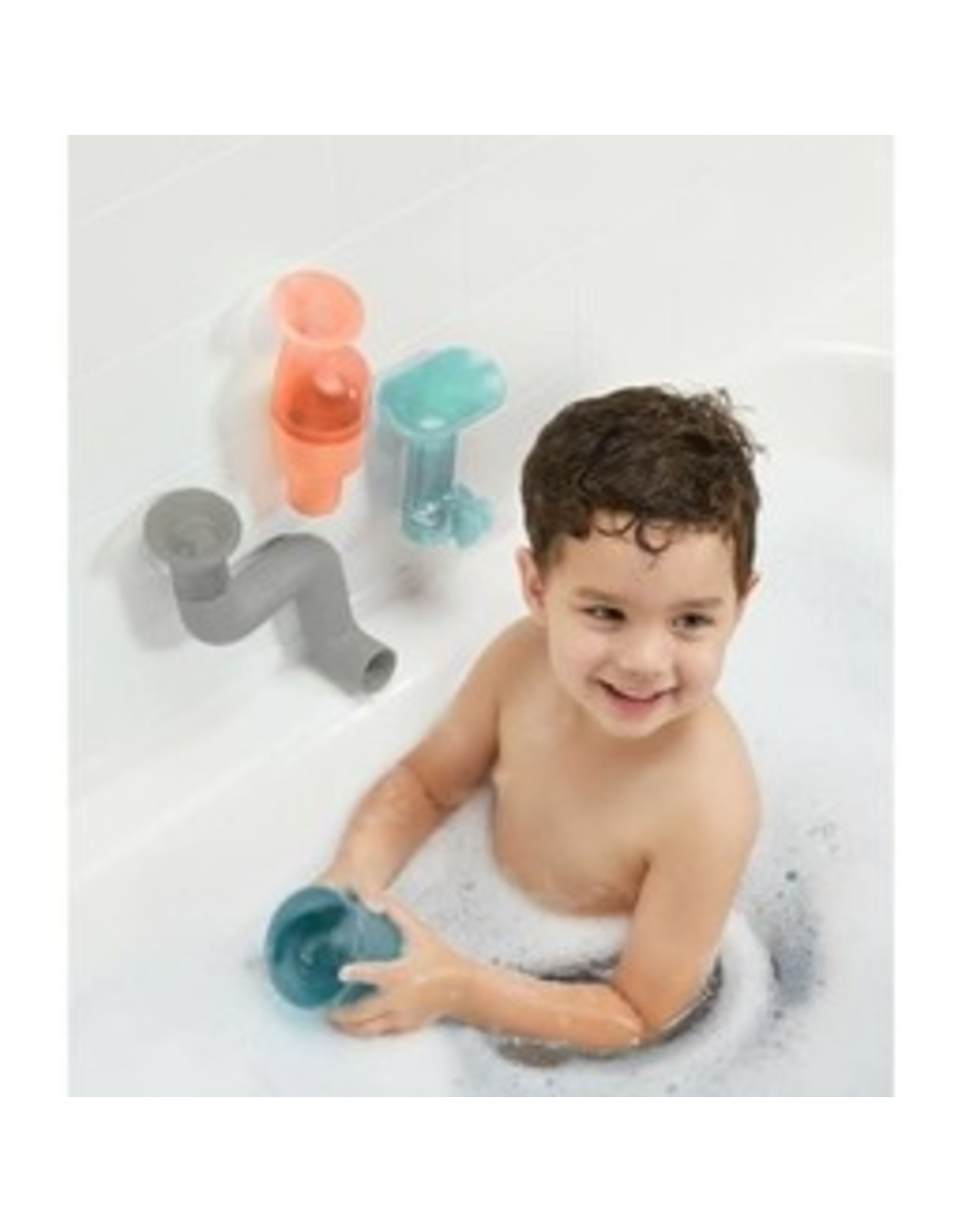 Tubes Building Bath White Clear