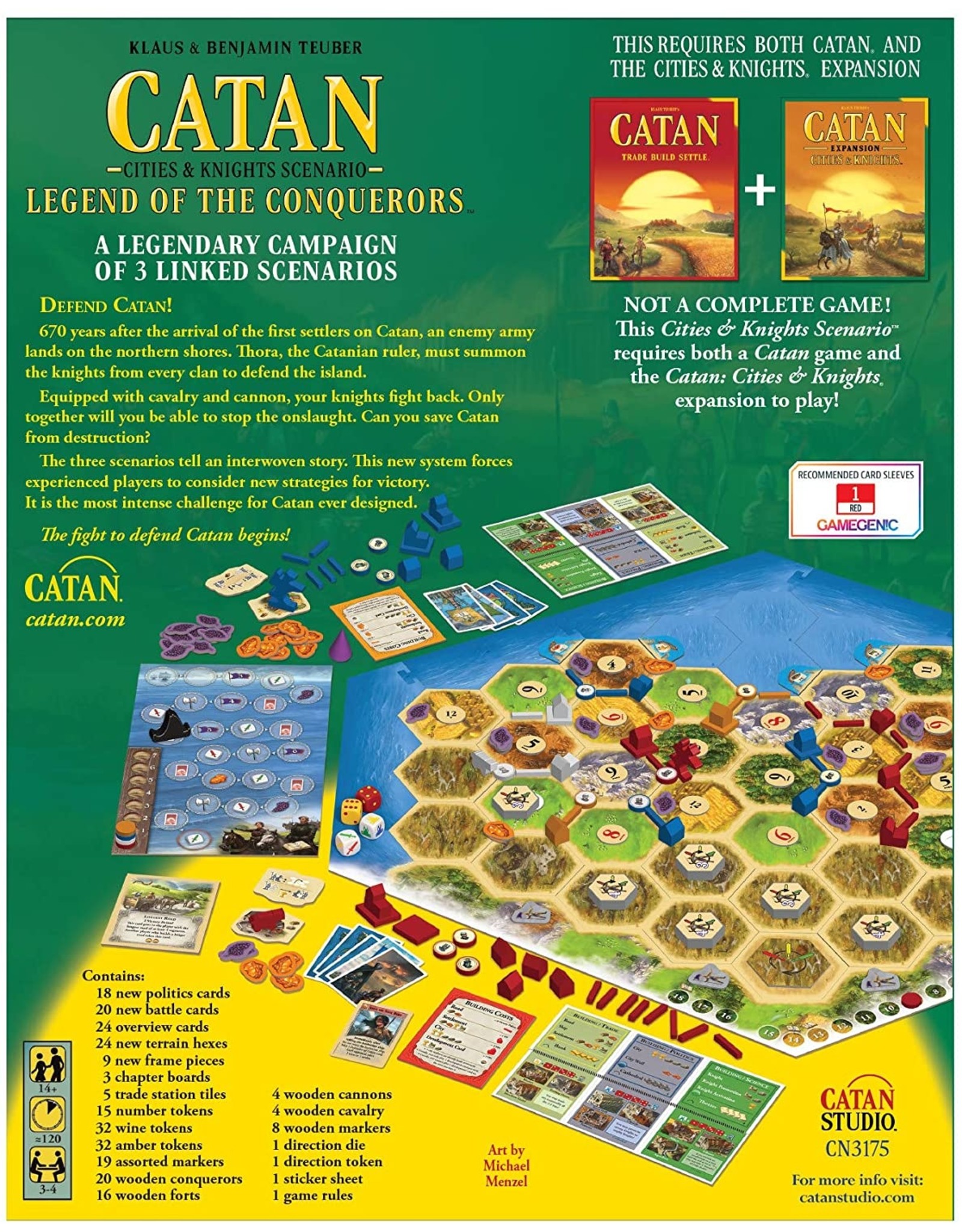 Catan Legend of the Conquerors