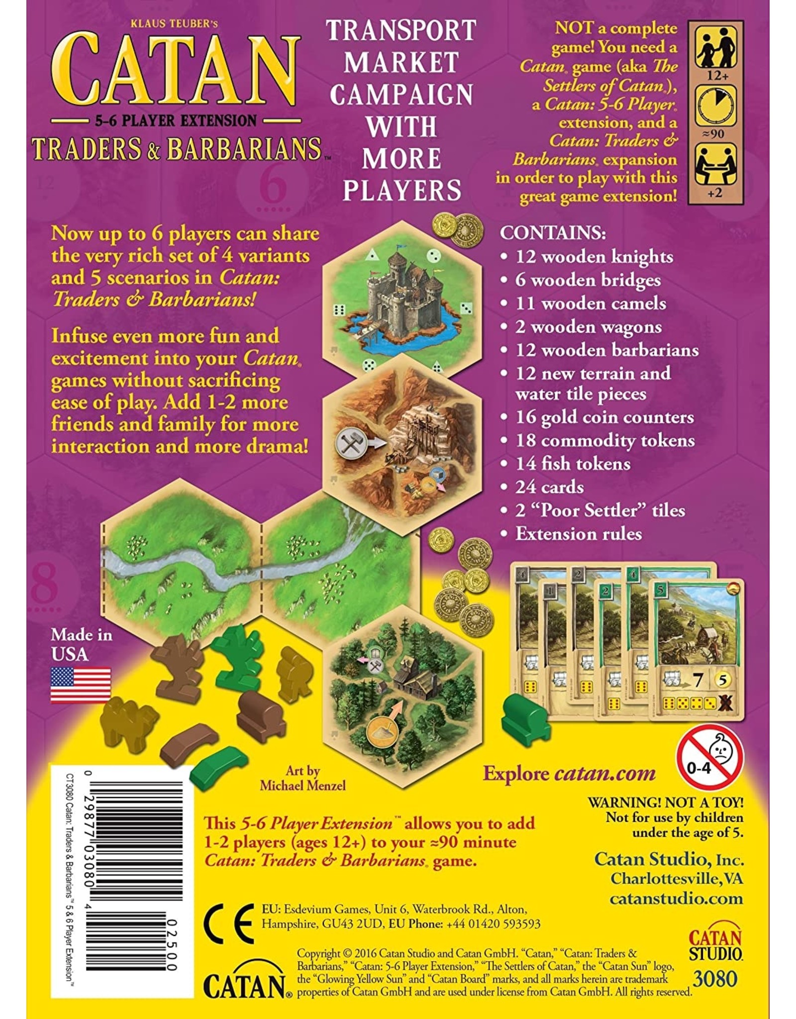 Catan 5-6 Player Extension Traders & Barbarians