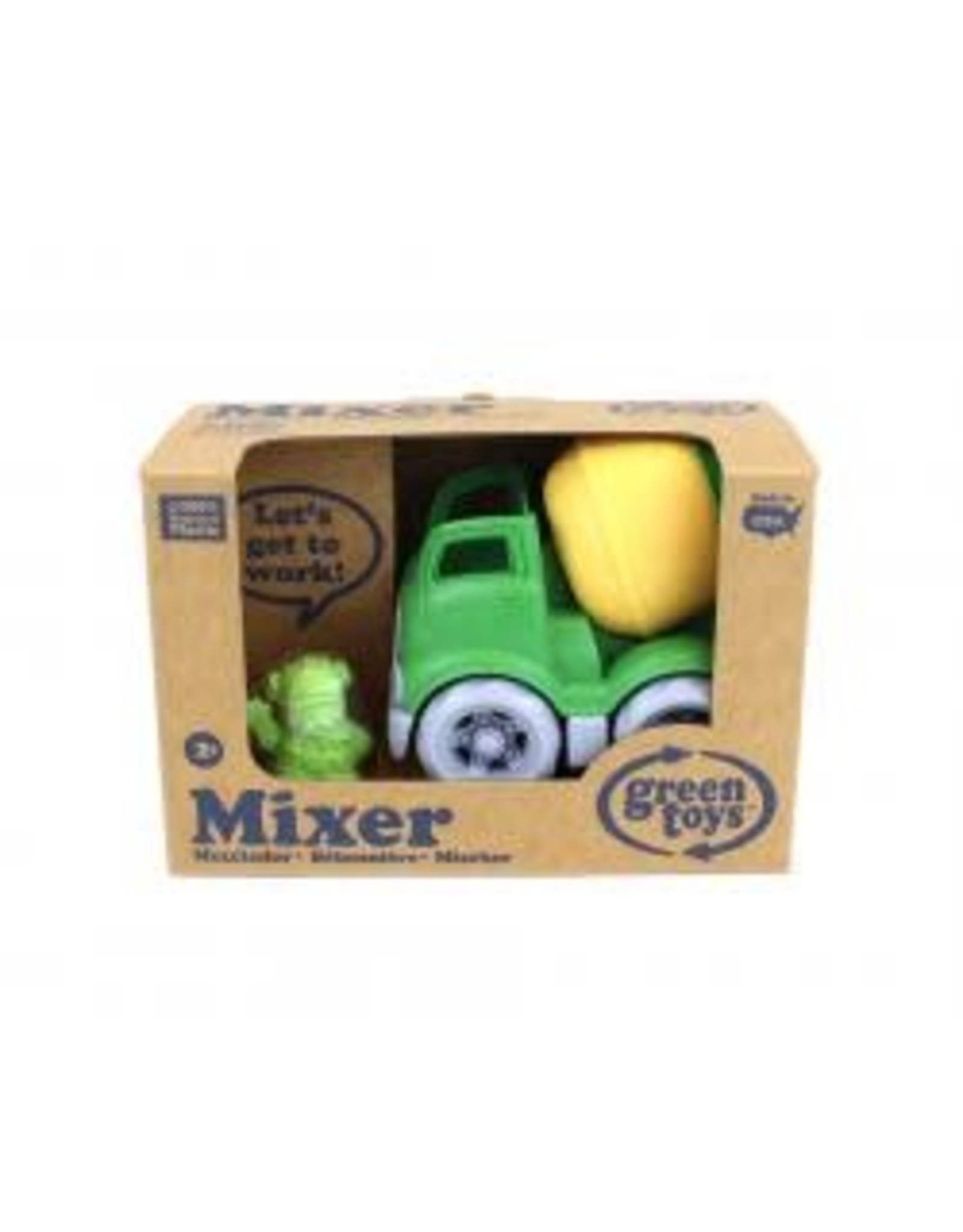 Green Mixer Truck