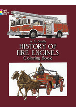 History of Fire Engines Coloring Book - A. G. Smith