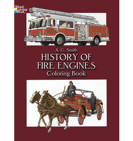 History of Fire Engines Coloring Book - A. G. Smith