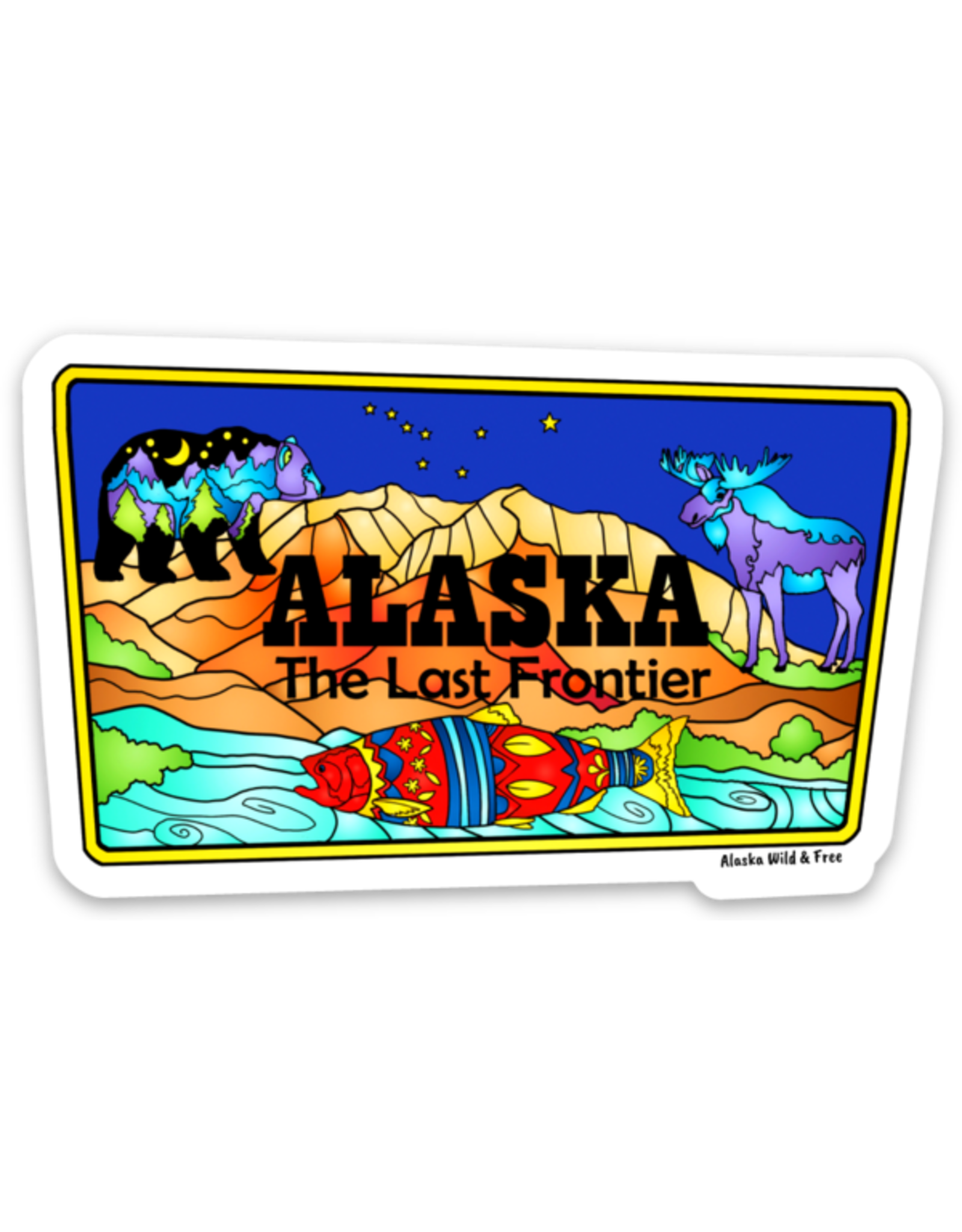 Alaska License Plate Magnet