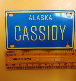 CASSIDY Mini License Plate