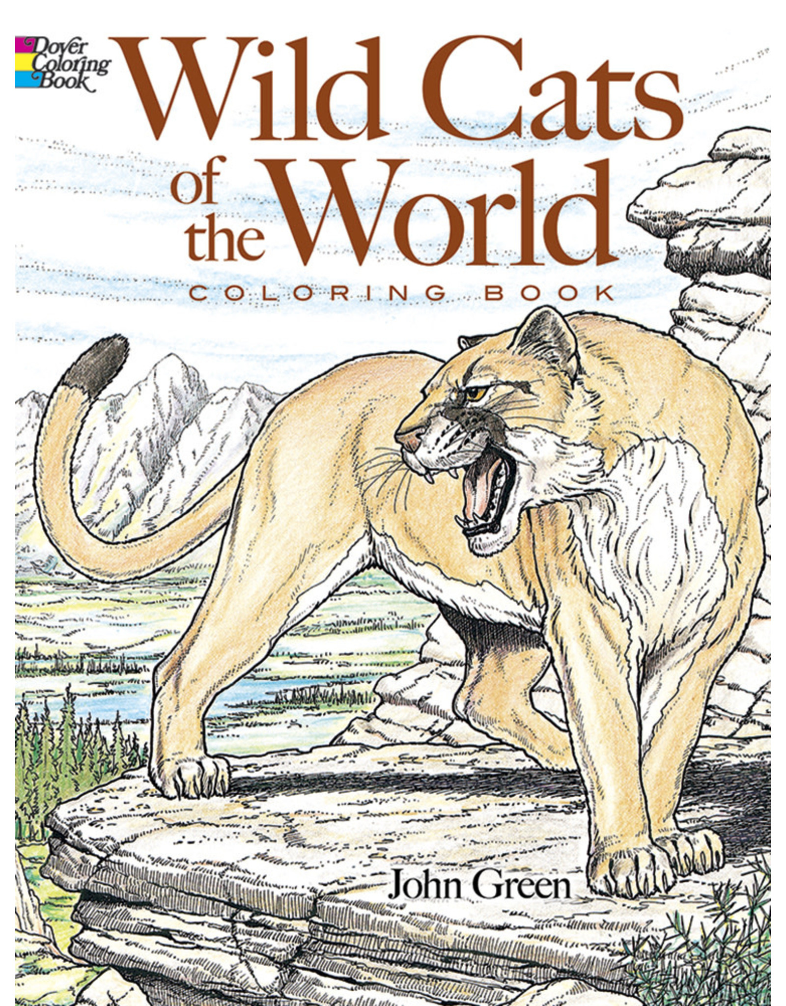 Wild Cats of the World Coloring Book - John Green
