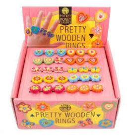 Pretty Wood Rings