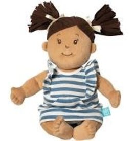 13 " Baby Stella Beige Doll With Brown Hair