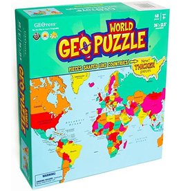 GeoPuzzle World 68 pc