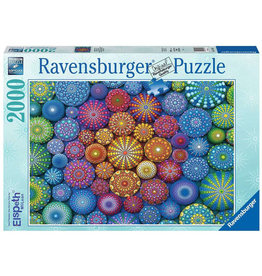 Radiating Rainbow Mandalas 2000 pc