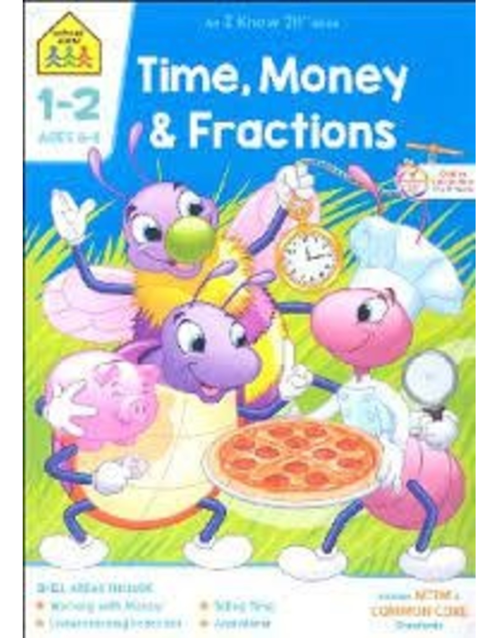 Time Money and Fractions Grades 1-2