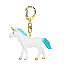 Unicorn Keychain Standing Turquoise