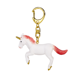 Unicorn Keychain Rearing Red