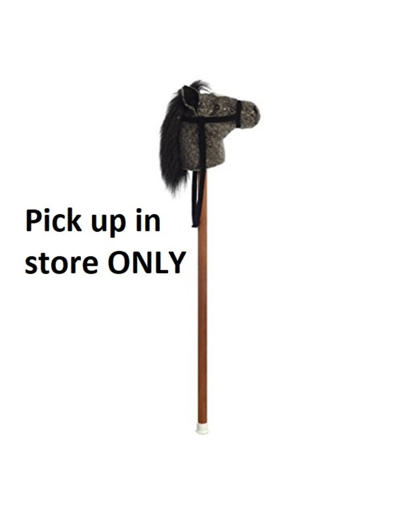 37" Jack Dark Dapple Horse Stick Horse