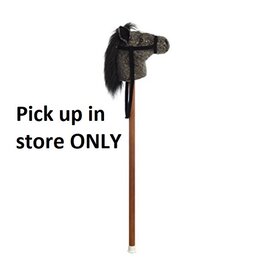 37" Jack Dark Dapple Horse Stick Horse