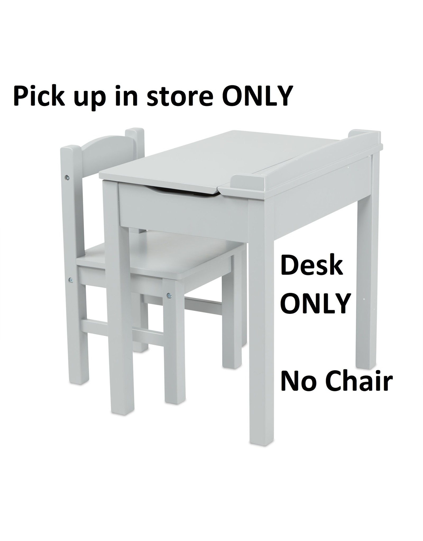 Grey Desk - No Chair
