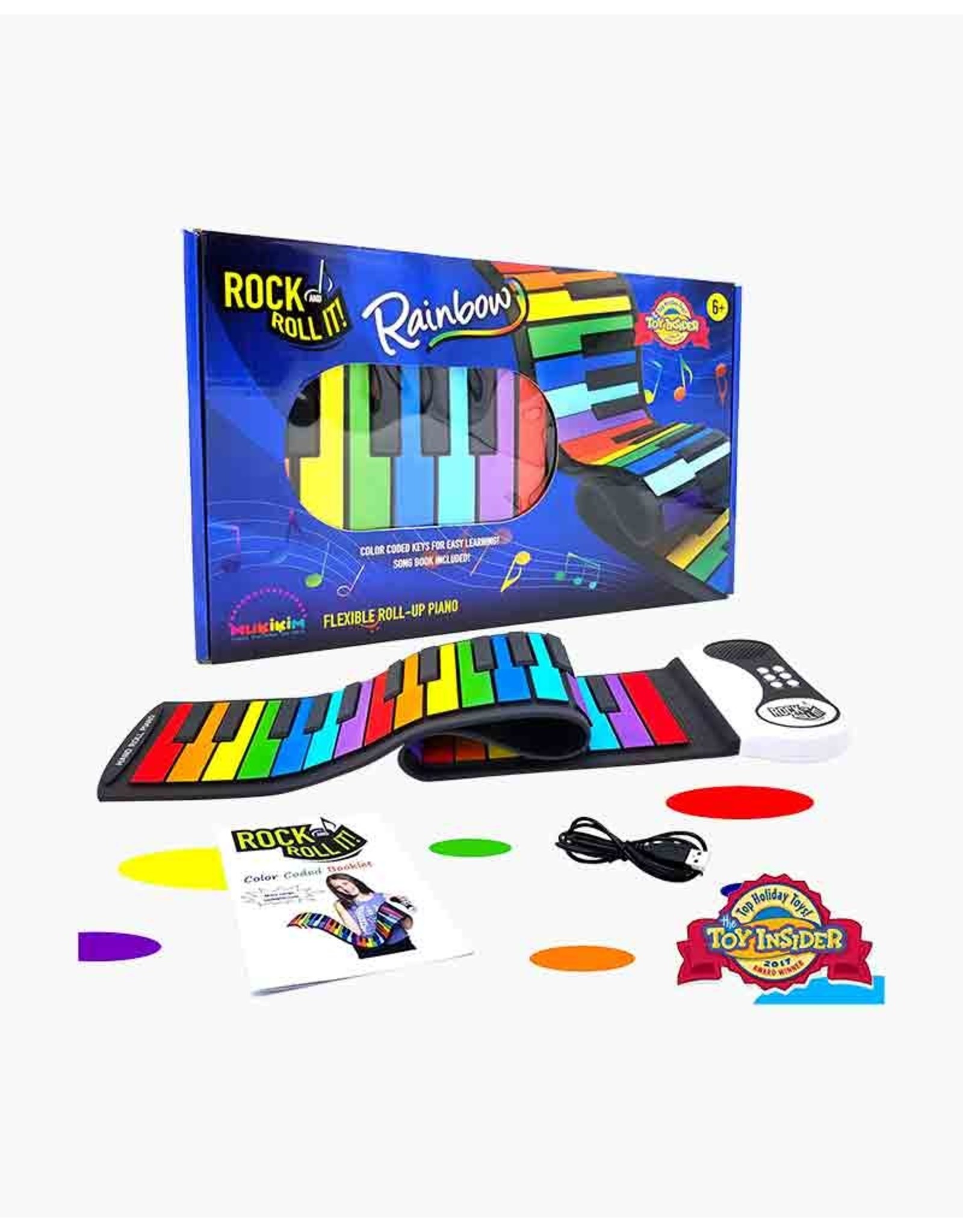 Rock 'n' Roll It - Roll Up Piano - Rainbow