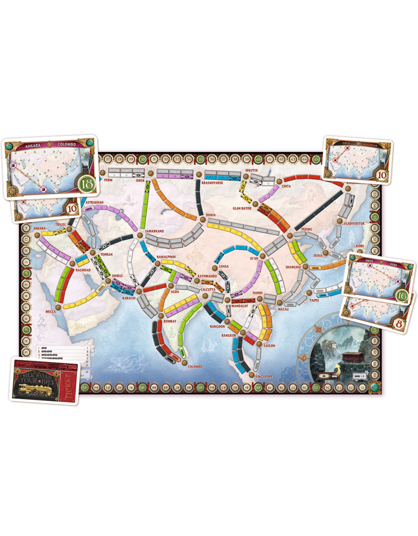 Ticket to Ride: Asia Map Collection 1