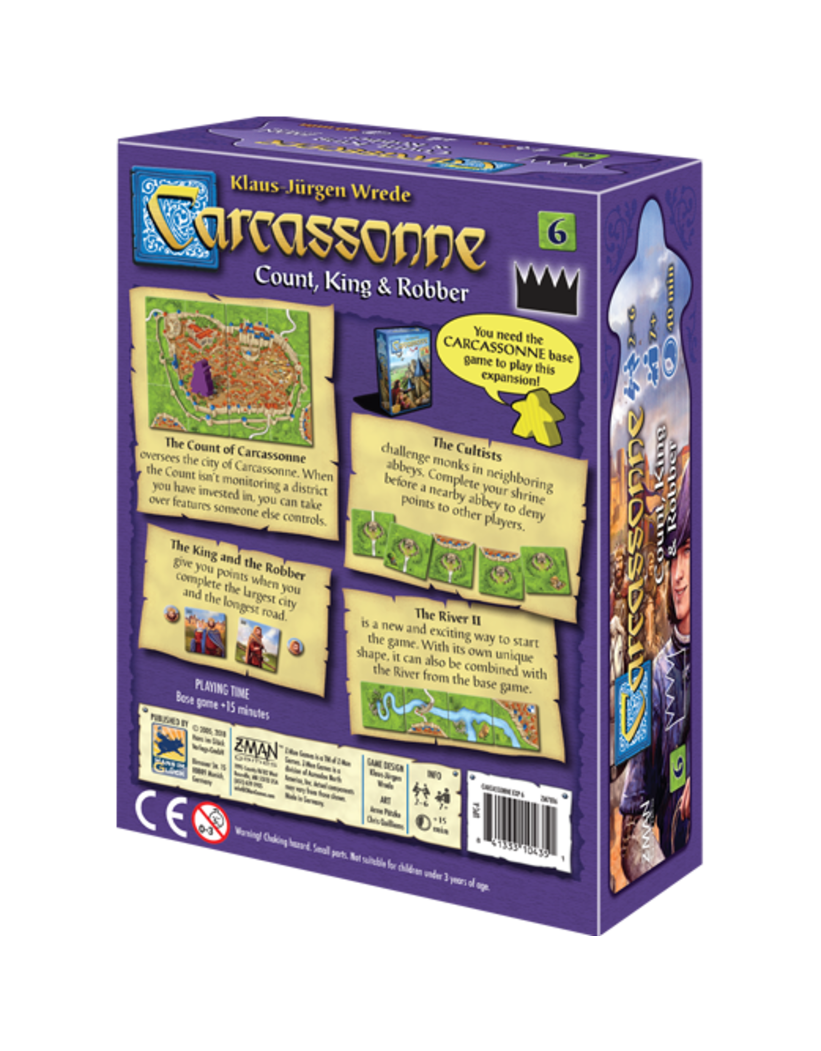 Carcassonne Expansion 6 Count, King & Robber