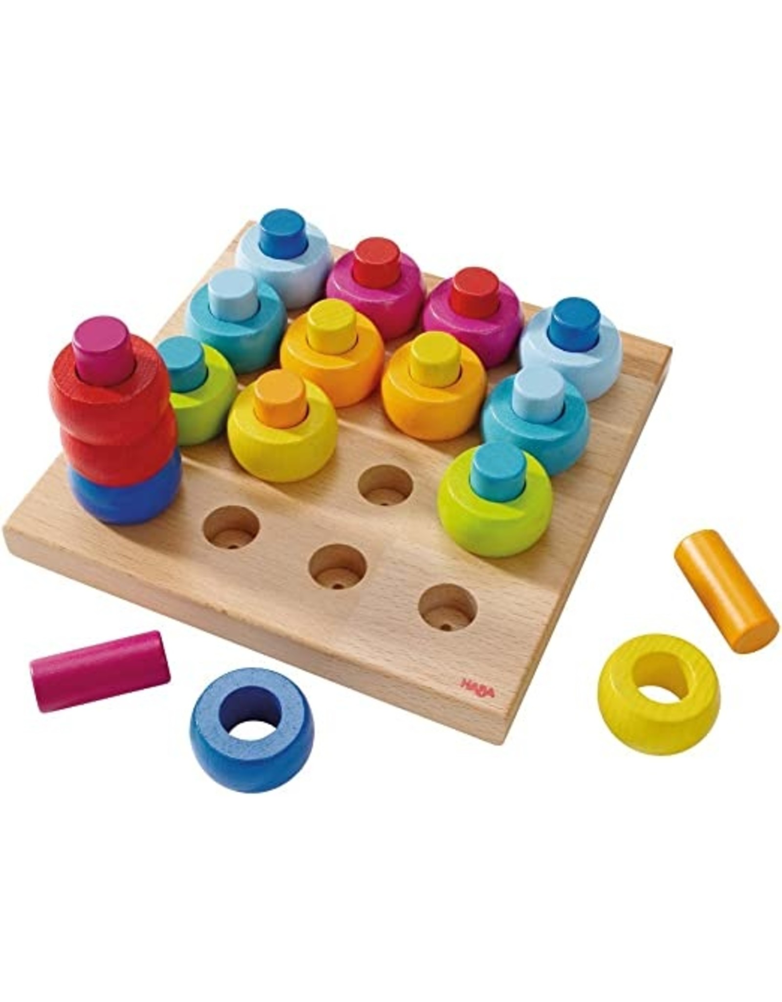 Rainbow Whirls Peg Game