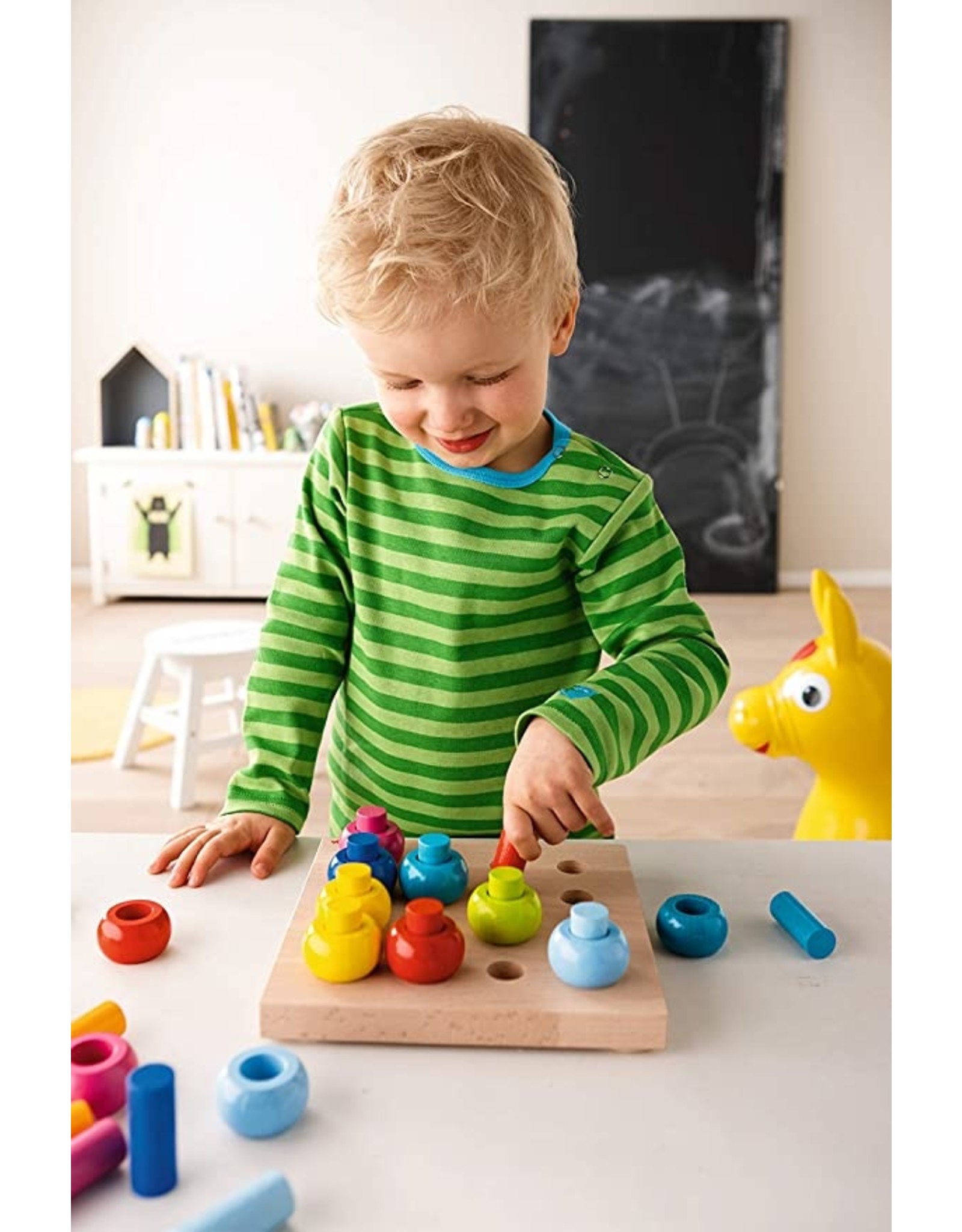 Rainbow Whirls Peg Game
