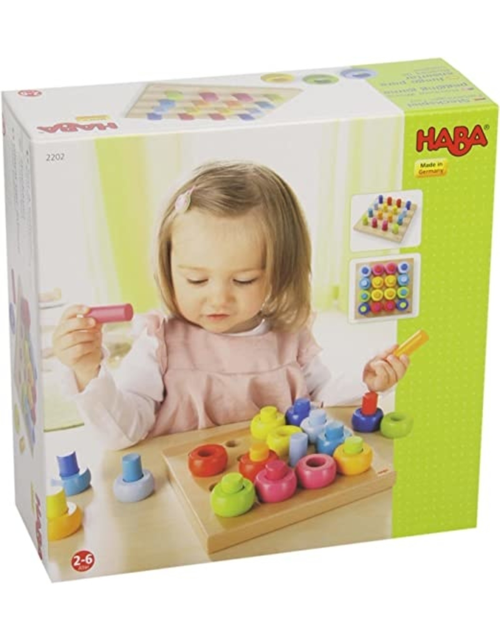 Rainbow Whirls Peg Game