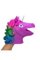 6.7" Unicorn Hand Puppet Purple