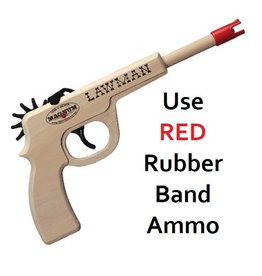 Lawman Pistol Rubber Band Gun