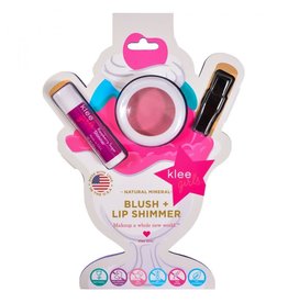 Blush and Lip Shimmer Set - Cotton Candy Glow