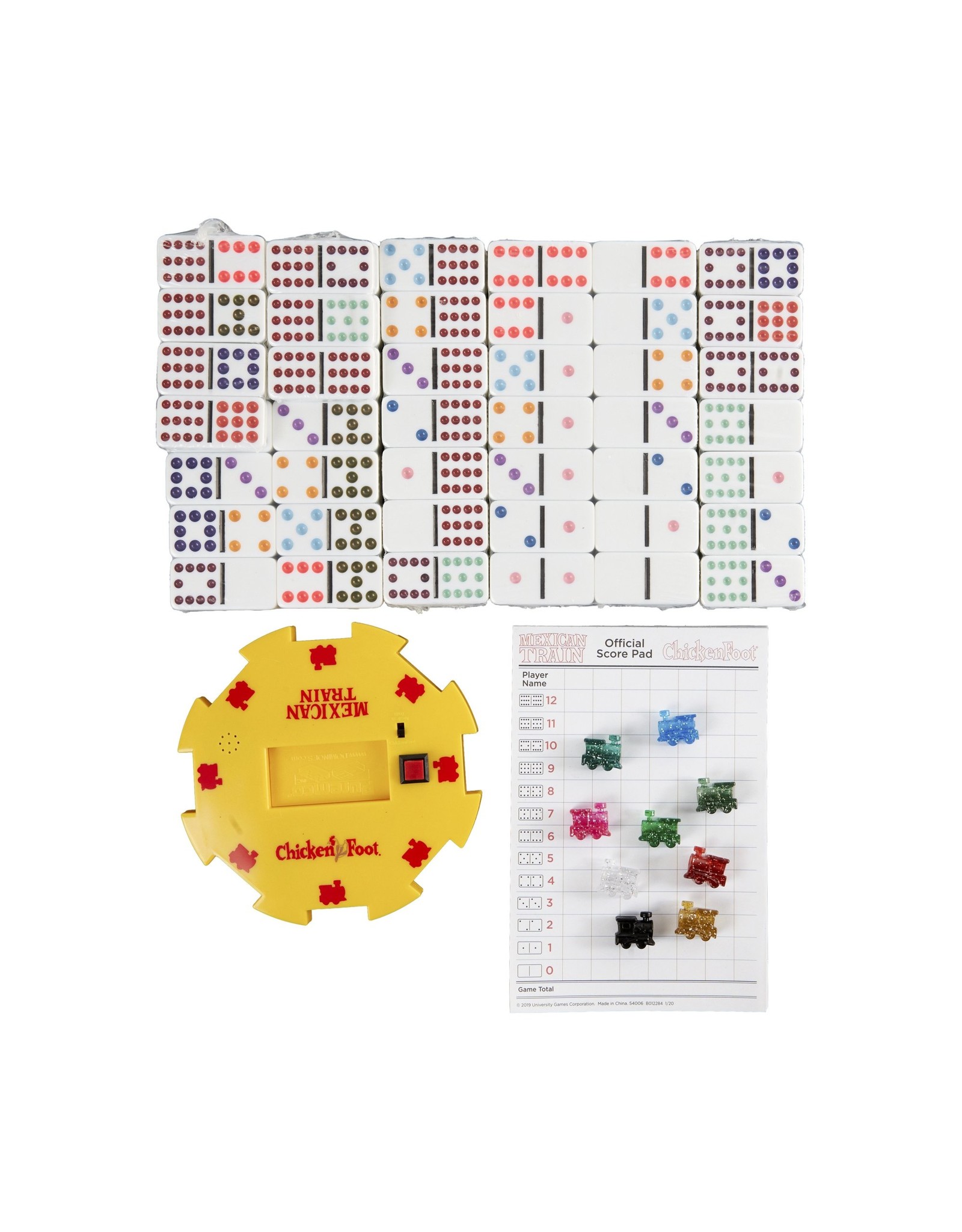 Mexican Train Deluxe Double 12 (Dots)