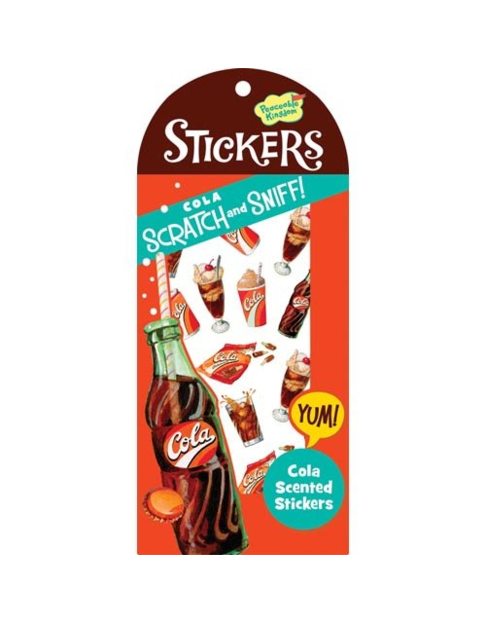 Cola  Scented Stickers
