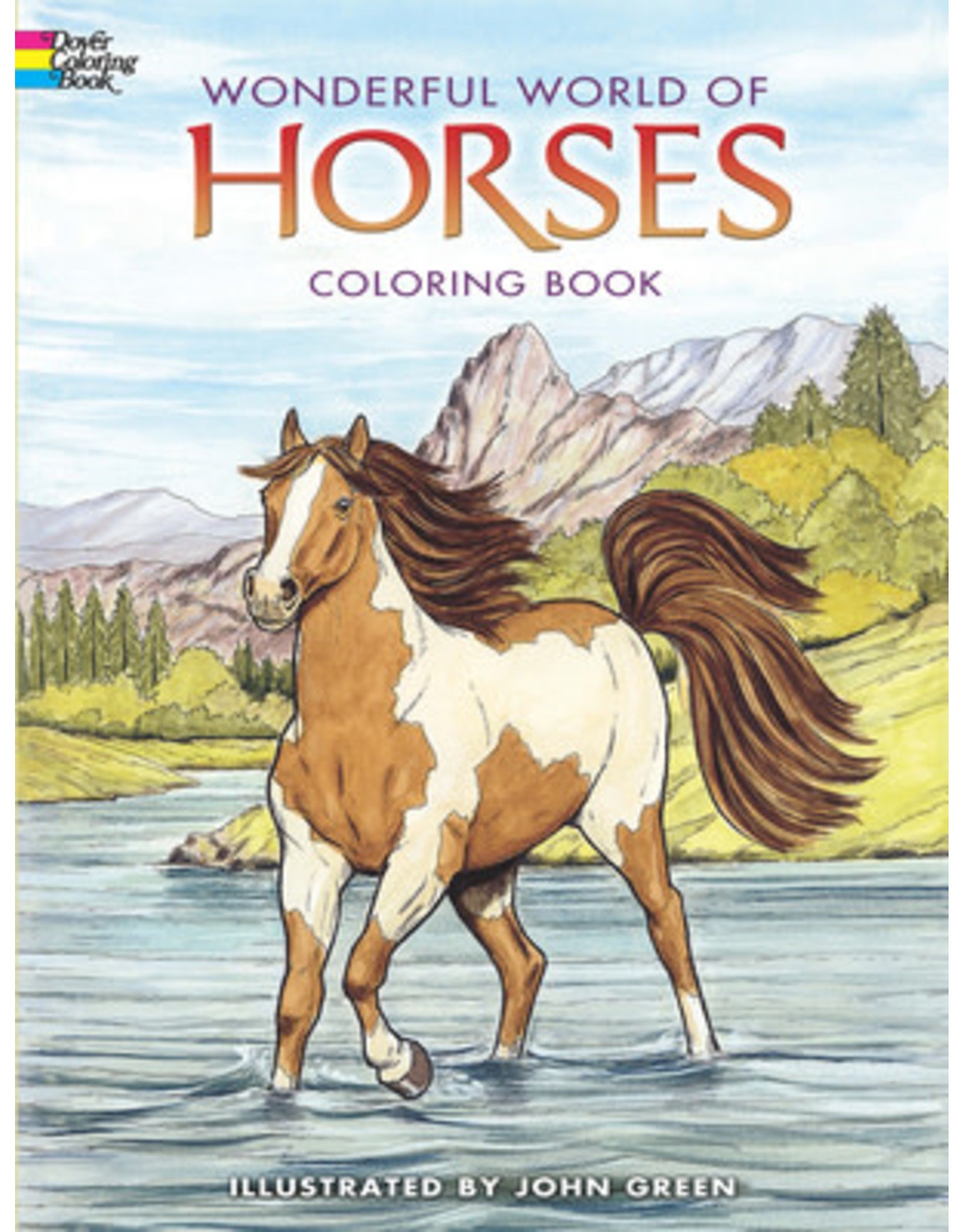 Wonderful World of Horses Coloring Book - John Green