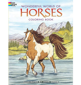 Wonderful World of Horses Coloring Book - John Green