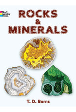 Rocks and Minerals Coloring Book - T. D. Burns