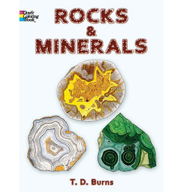 Rocks and Minerals Coloring Book - T. D. Burns