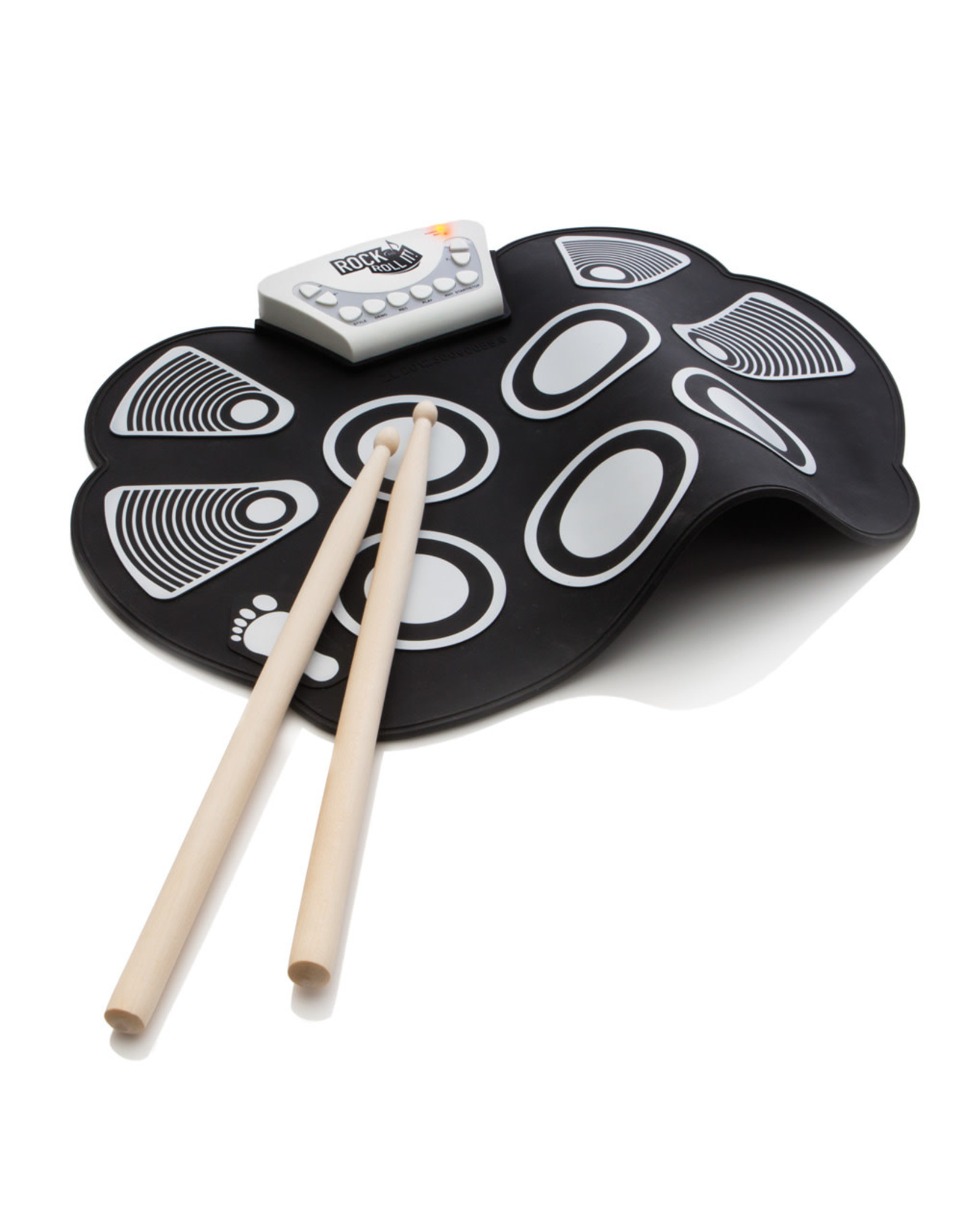 Rock 'n' Roll It - Roll Up Drum - Black and White