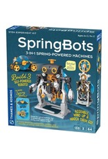 SpringBots: 3-in-1 Spring-Powered Machines