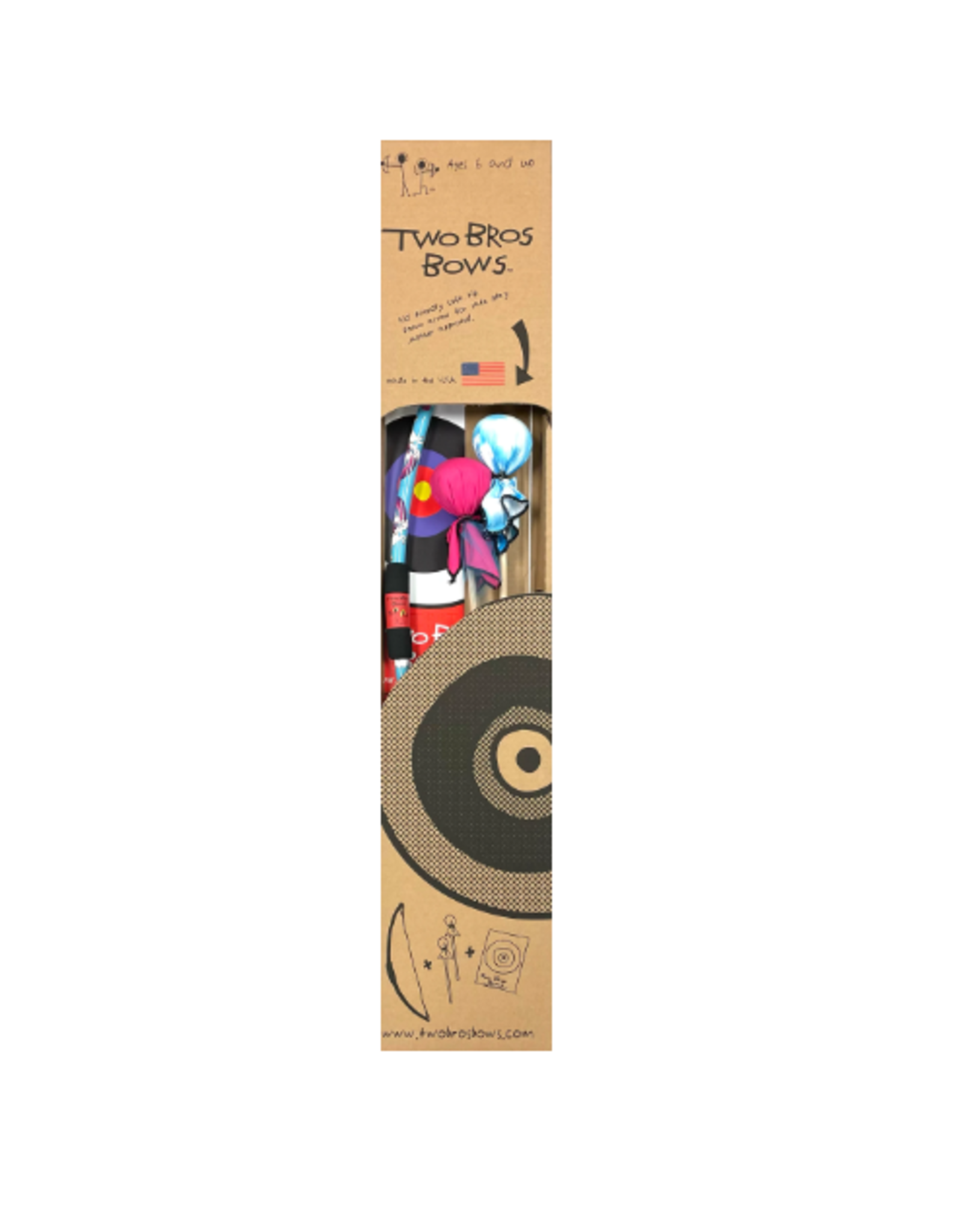Unicorn Bow, 2 Arrows and Small Bullseye