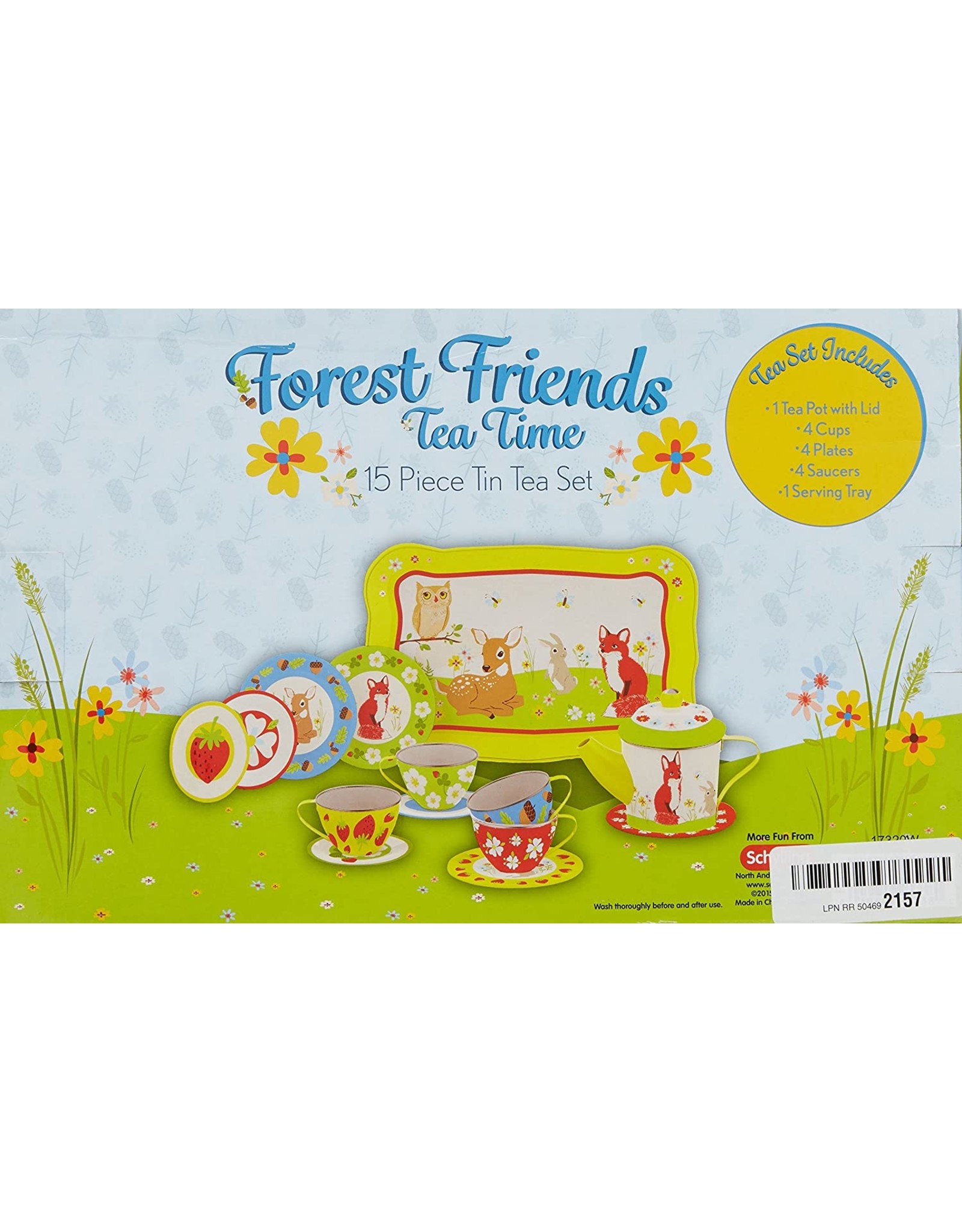 Forest Friends Tin Tea Time Set