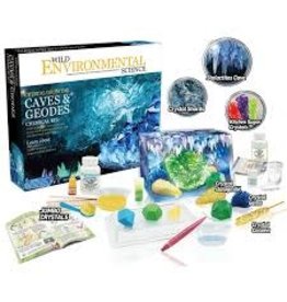 Wild Environmental Science - Crystal Growing Caves and Geodes Chemical Kit