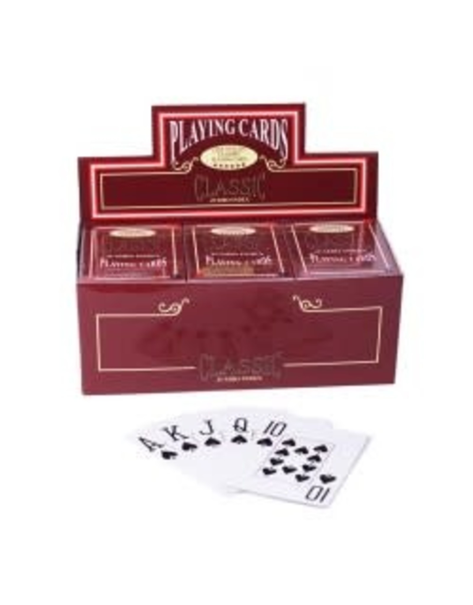 Classic Playing Cards (Jumbo Font)