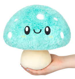 8" Mini Turquoise Mushroom