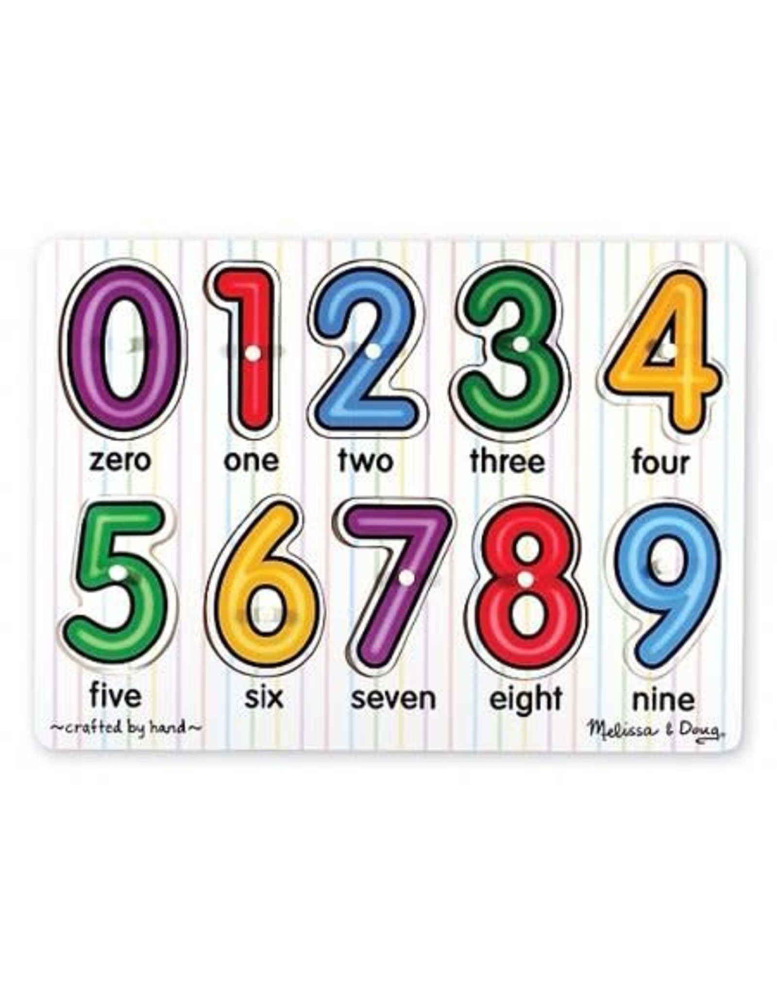Lift and See Peg Puzzle Numbers