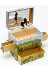 Horse Ranch Musical Jewelry Box