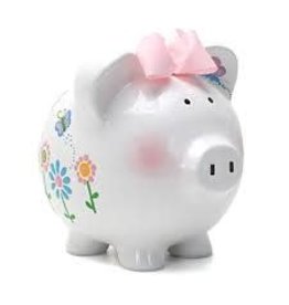 Flutterflies Piggy Bank