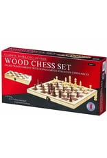 12' Wood Folding Chess Set